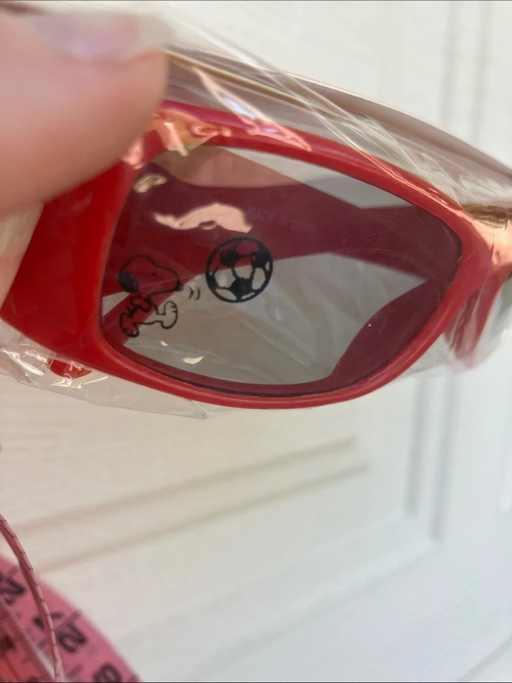 Boys Red Peanuts Sunglasses 